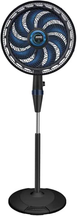 Ventilador de Coluna Arno X-TREME 9 40cm com função Repelente Líquido VE9R, 160W, 9 Pás, 3 Velocidades, Função Repelente, Oscilação 80º, Altura Ajustável de até 1,5m, 220V