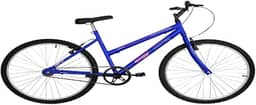 Bicicleta de Passeio Ultra Bikes Esporte Aro 26 Reforçada Freio V-Brake Sem Marcha Azul