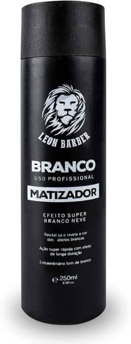 Matizador Super Branco Nevou 250ml Leon Barber Masculino