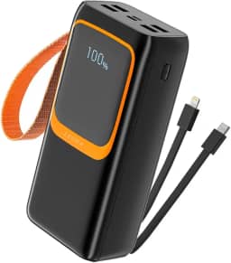 Carregador Power Bank 30000 Mah Portátil Turbo Carga Rápida Preto