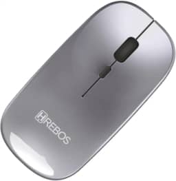 Mouse Sem Fio Recarregável Bluetooth USB para Notebook Computador Tablet Celular TV Mac Windows iOS Android Hrebos HS-526