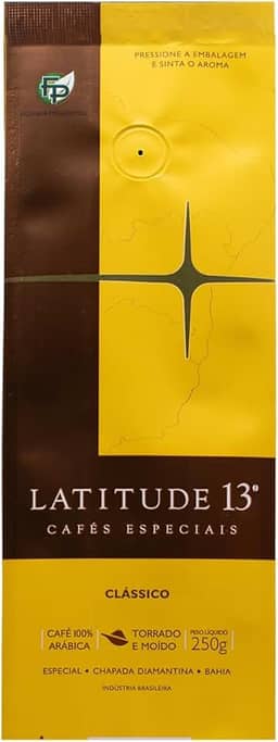 Latitude 13 Café Clássico Torrado E Moído 250G