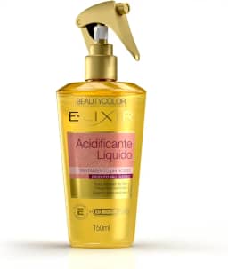 Acidificante Líquido E.lixir 150ml – Cabelos Mais Alinhados, Sedosos e com Brilho Intenso – Textura Leve, pH Equilibrado e Cutículas Seladas – Para Fios Porosos e Opacos – Beauty Color