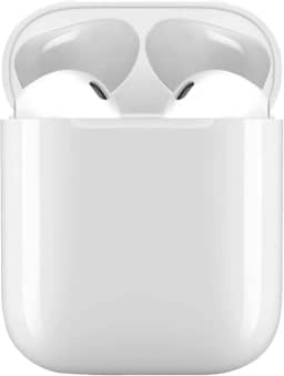 Fone de Ouvido Sem Fio Bluetooth 5.4 - Compatível Todos Celulares Com Microfone e Redução de Ruído, Academia Corrida Musicas Graves Potentes Controle Touch, Branco