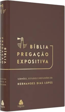 Bíblia Pregação Expositiva | RA | PU Luxo Marrom