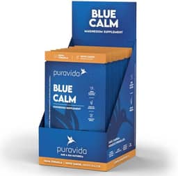 Pura Vida Blue Calm Limão Camomila Maracujá Spirulina Azul 20 Sachês