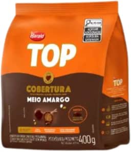 Cobertura Fracionada Top Meio Amargo Gotas 400g Harald