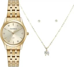 Kit Relógio Mondaine Analógico 32610lpmkde1k1 Dourado