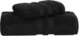Jogo de Toalhas Buddemeyer Algodão Egípcio Banho Preto 2 peças