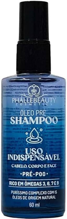 Phallebeauty Óleo Pré Shampoo Uso Indispensável 60ml Ph0625