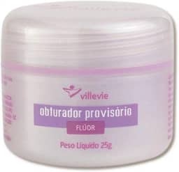 Cimento Obturador Provisorio Com Fluor 25g Villevie