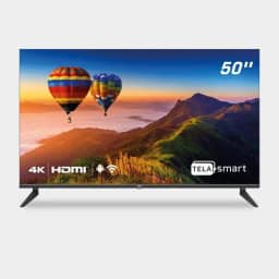 HQ Smart TV LED 50' HQSTV50NY Ultra HD 4K Netflix Youtube 3 HDMI 2 USB Wi-Fi
