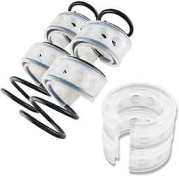 2 peças de amortecedores de choque universal para carro amortecedores automáticos tipo A/B/C/D/E/F