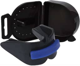 Protetor Bucal Duplo C/Estojo (caixa) Muay Thai, Boxe, Mma (Preto)