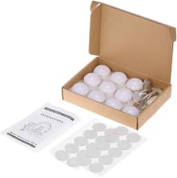 Andoer Kit de 10 luzes LED para espelho de maquiagem com lâmpadas reguláveis Faixa de luminária para penteadeira de maquiagem definida na porta USB do camarim