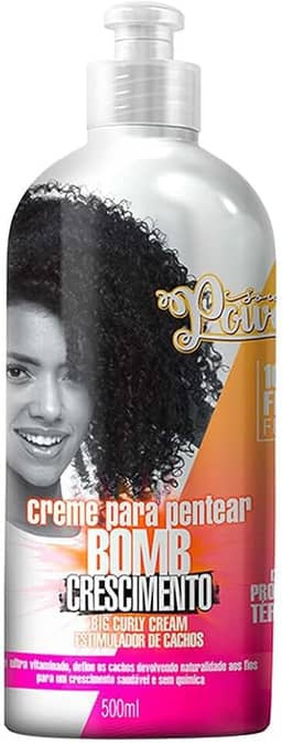 Soul Power Creme Para Pentear Bomb Crescimento Big Curly Cream - 500Ml