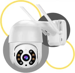 Câmera de Segurança Ip Wifi Hd 1080p A8 Câmera Yoosee Visão Noturna Infravermelho Externa A Prova D'água