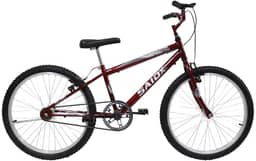 Bicicleta Aro 24 Bike Sem Marchas Feminina e Masculina Saidx Premium, Quadro em Aço, Freio V-Brake