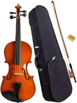 Kit Violino 4/4 para Iniciante Maleta Arco Breu Cavalete