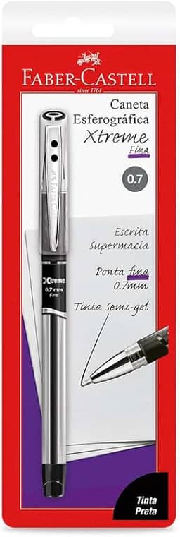 Caneta Esferográfica, Faber-Castell, Xtreme, 0.7mm