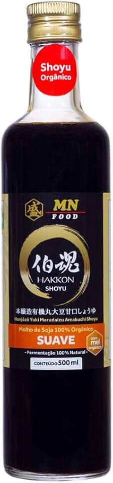 Molho Shoyu Orgânico Suave Mn Food 500ml