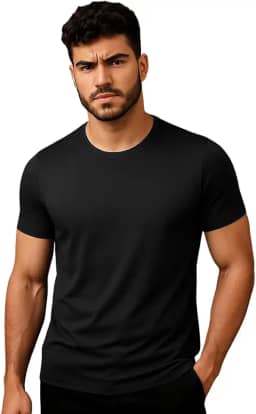 Camiseta Masculina Tech Modal Antiodor Não Amassa Ultra Macia Confortável Básica Premium