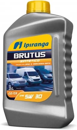 Óleo Lubrificante do Motor Ipiranga Brutus SAE 5W30 100% Sintético C2/C3 1L
