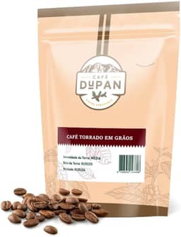 Café Dupan Torrado em Grãos Arábica - 250g (Variação de Quantidade de Pacotes Disponível e Tipo de Torra) - Grãos Selecionados, Aromático e Fresco - Edição Especial