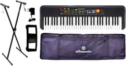 Kit Teclado PSR-F52 + Capa Allmusic + Suporte + Acessórios