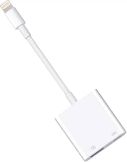 Adaptador de câmera Lightning para USB3 com porta de carregamento, adaptador de cabo USB OTG Lightning fêmea para iPhone, modelos de iPad compatíveis com câmera de conexão, leitor de cartão, pen drive
