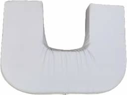 Almofada Amamentacao Gemeos Grande Lisa Cinza Gemelar