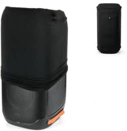 Coyktonty Capa protetora para alto-falante inteligente JBL Partybox 100/110 capa de alto-falante de lycra de áudio capa elástica protetora contra poeira para alto-falante JBL, acessórios de