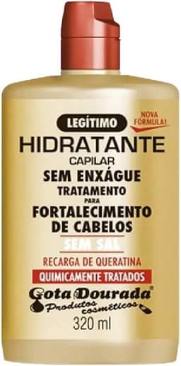 Creme para Pentear 320 ml Quimicamente Tratados, Gota Dourada