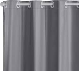 Cortina Blecaute PVC Corta 100% a Luz 2,20 m x 1,30 m - Cores (CINZA)