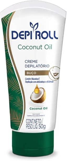 Depiroll Creme Depil Buço 50Gr Coconut