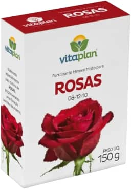 Fertilizante Adubo Mineral Rosas 150g 08-12-10 Npk Com Micronutrientes Ideal Para Flores