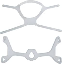 2 peças de capacetes CPAP e armação para máscara nasal Wisp – inclui substituição de cabeçote e moldura de tecido para Philips Respironics Wisp, ajuste confortável e reduz efetivamente marcas e vazamentos de ar, sem clipes