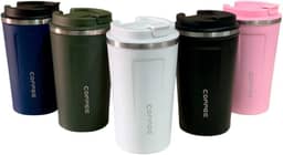 Copo Térmico Cafe Cerveja Com Tampa Aço Inoxidável Anti-vazamento 500ml Cor:Branco