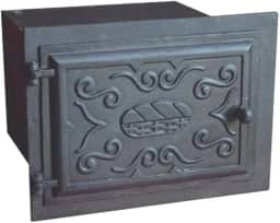 Forno Ferro Fundido Tampa Ferro Fogão Lenha 48x35x30cm P