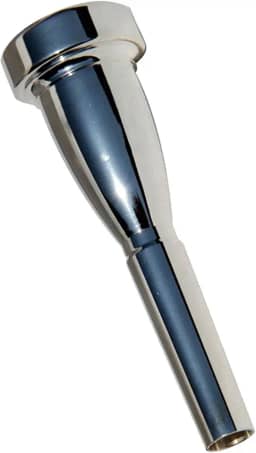 RiToEasysports Bocal de Trompete Banhado a Prata Durável para Bach: Experiência Confortável, Adequado para Iniciantes - 1 Bocal de Trompete (1,5°C)