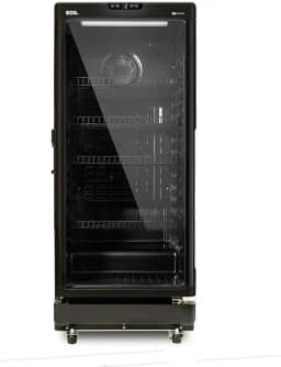 Refrigerador Expositor Vertical Eos 198 Litros Eco Gelo Digital All Black Eev200p 220v