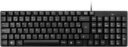 Teclado Com Fio Compacto Sem Marca Conexão Usb Cabo de 120cm Resistente Água Preto - TC193BU