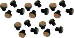 20 Ponteiras para Tacos de Bilhar, Ponteiras para Tacos de Sinuca, Profissionais, Acessórios para Bilhar, Peças de Reposição Fáceis de Instalar