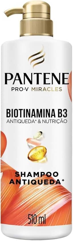 Pantene PRO-V Miracles Shampoo Antiqueda & Nutrição Biotinamina B3 para cabelos com queda 510ml
