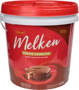 Creme Ganache Chocolate ao Leite 4Kg Melken Harald