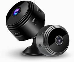 Mini Câmera Wifi, A9, Monitoramento, Segurança, Sensor, Espionagem, USB, Full HD, 1080P, Microfone Integrado, Discreta, Rotação Flexível, Wireless, Original