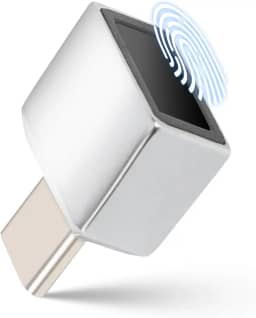 Yoidesu Leitor De Impressão Digital Usb-C, Scanner Biométrico, Olá, Plug And Play, Usb Tipo C, Dispositivo Identificação Compatível Com Pcs E Laptops 11 10 Polegadas, Autenticação Login Rápida Segur