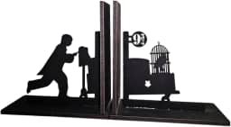 Fábrica Geek Aparador de Livros Plataforma Inspirado em Harry o Mago do Castelo Aparador de Livros Potter Head