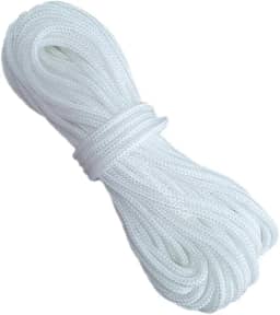 Corda De Varal de Teto Resistente Antimofo 50 Metros - 3mm BRANCO