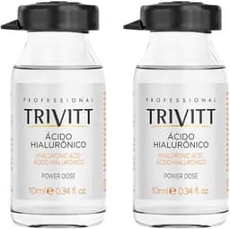 Kit 2 Ampolas Ácido Hialurônico Trivitt 10ml - Hidratação Profunda e Brilho Intenso